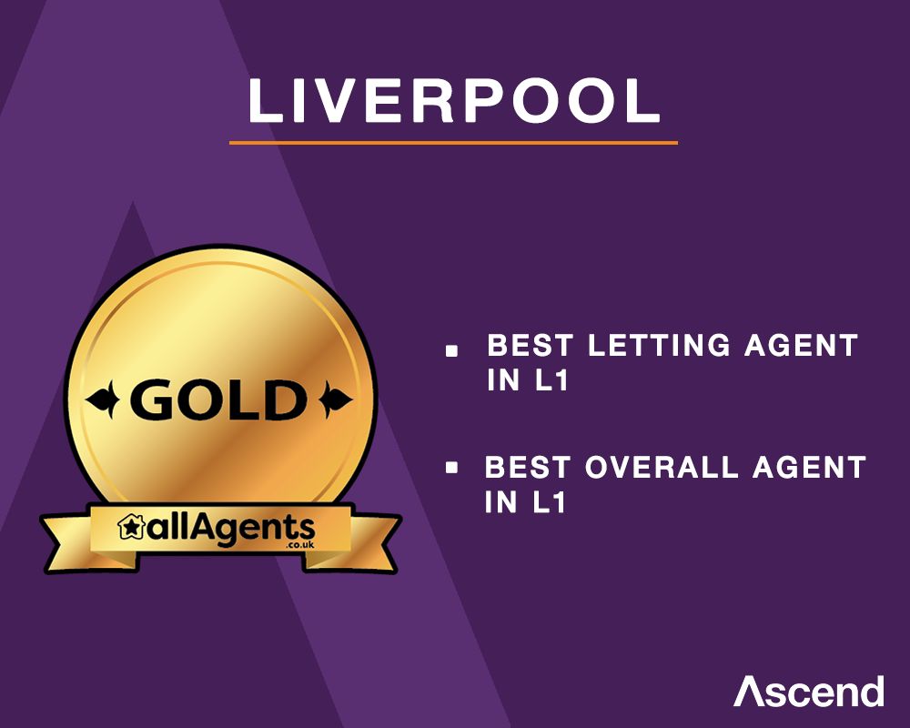 Ascend Properties Liverpool Gold allAgents Awards